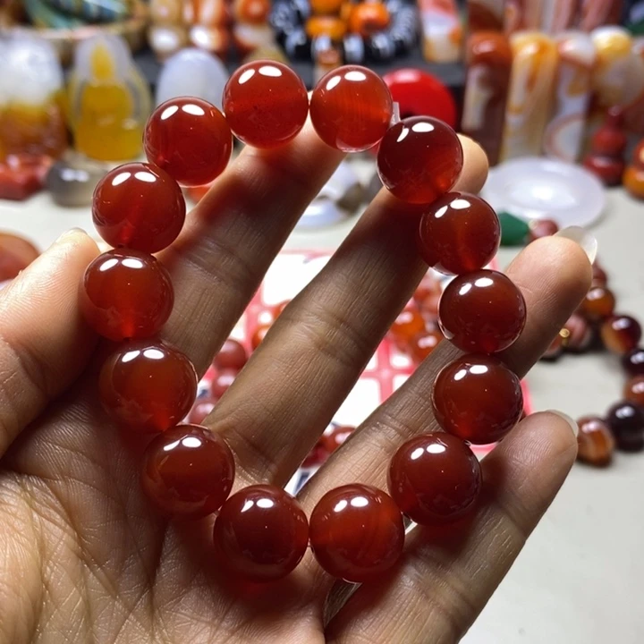 未镶嵌手链玛瑙/玉髓幸**生