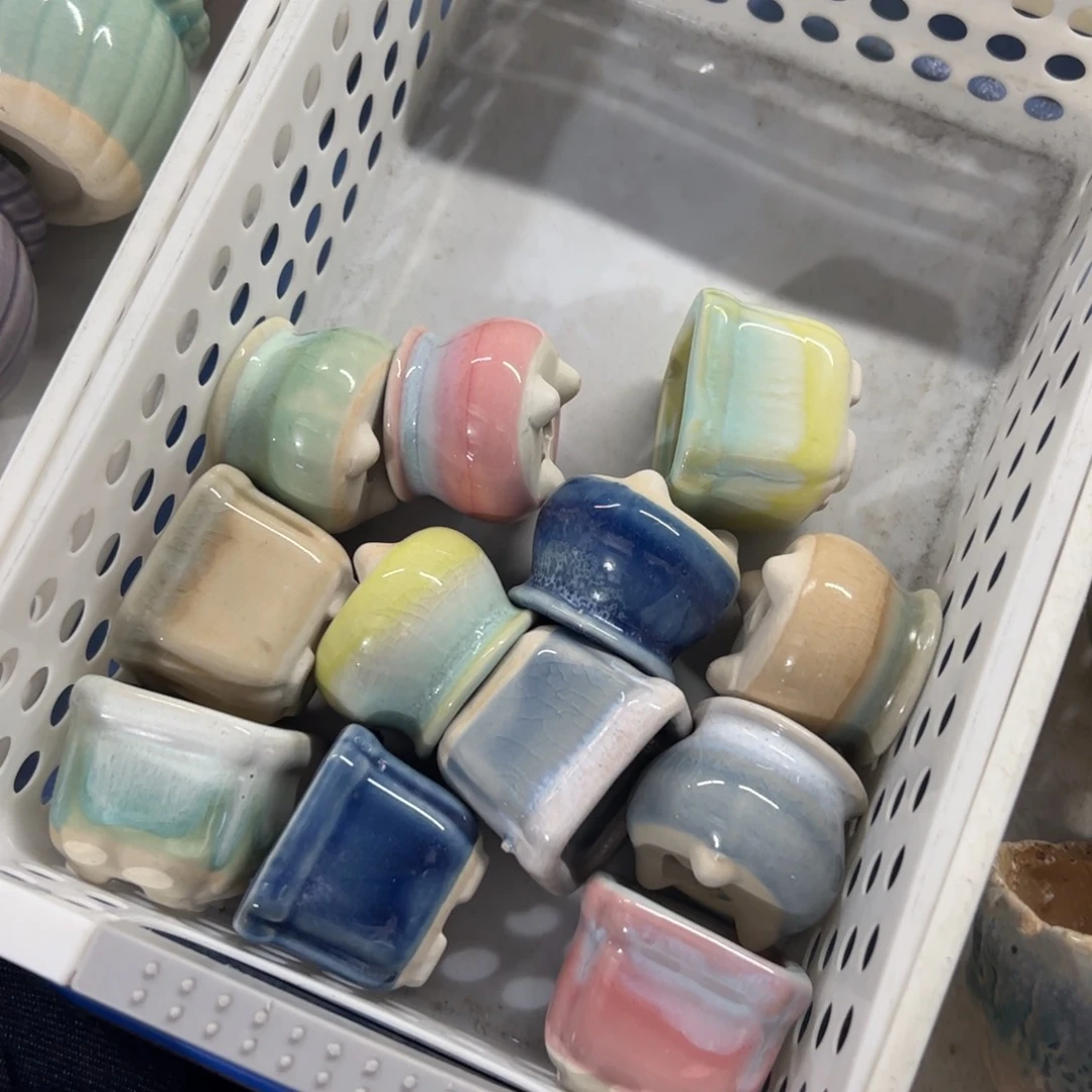 陶瓷多肉小花盆@@1986