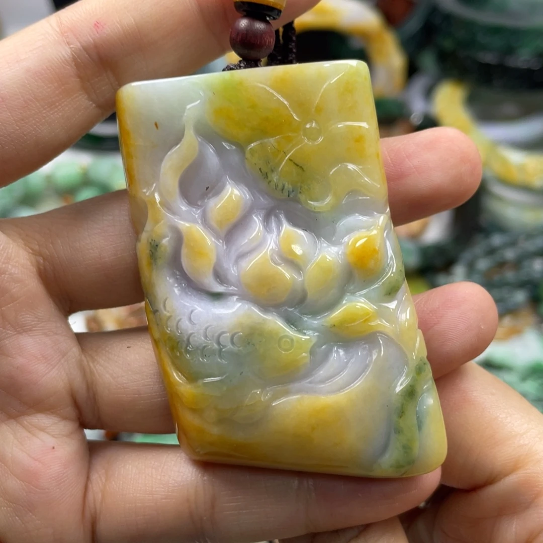 颈饰未镶嵌翡翠牌子