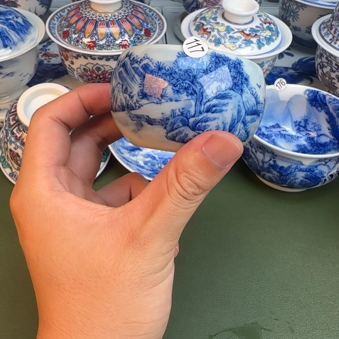 彥祖純手工手繪茶具117