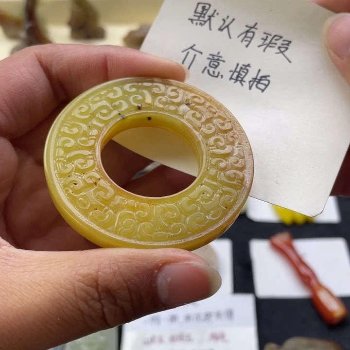 蛇纹石玉颈饰未镶嵌54