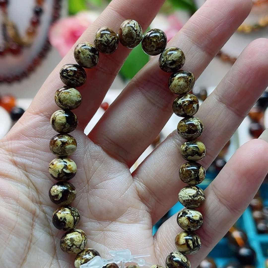 手链琥珀未镶嵌琥珀8