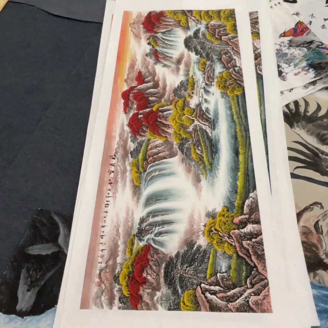 国画处理作品看好再拍哦