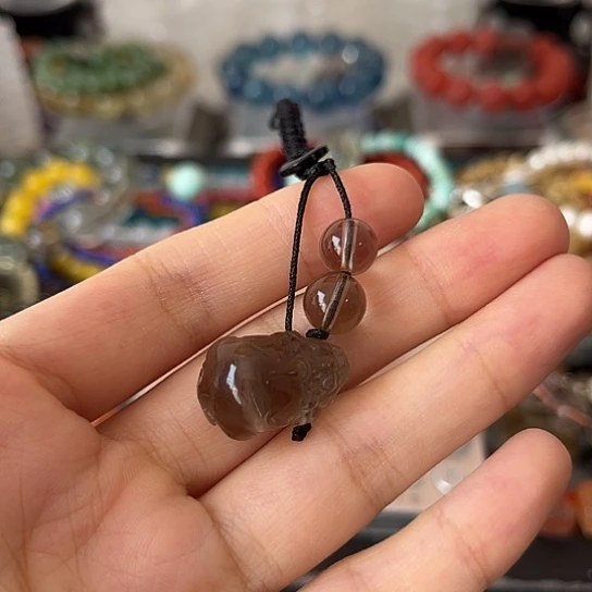 水晶手链未镶嵌矿坑钥匙扣