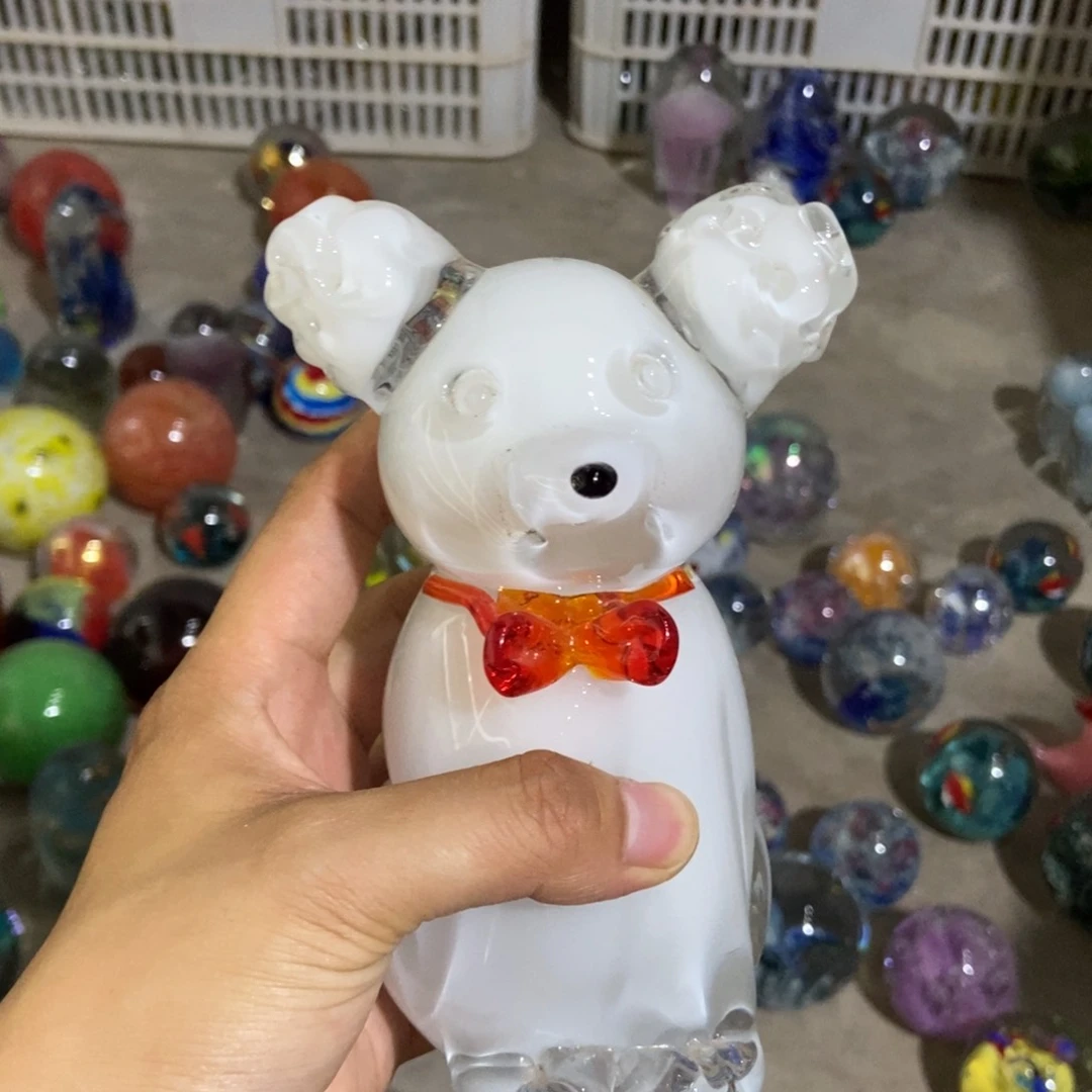 琉璃手工艺品微瑕蝴蝶结瑕疵