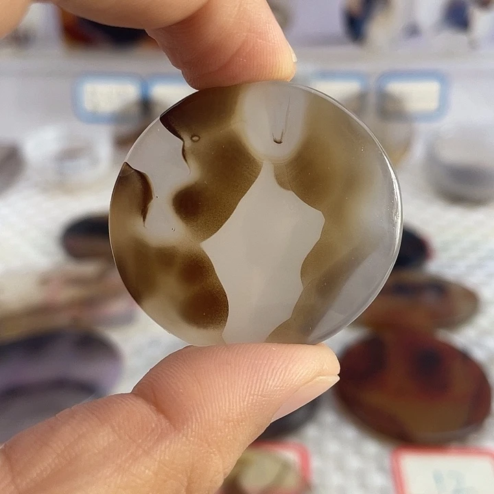 玛瑙/玉髓合金颈饰