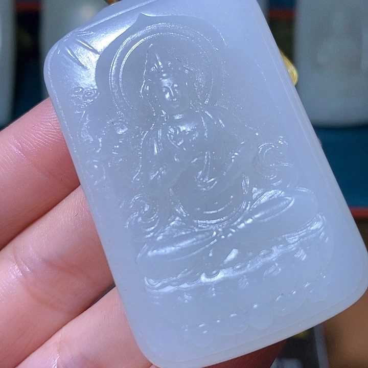 土***倪颈饰未镶嵌和田玉X7