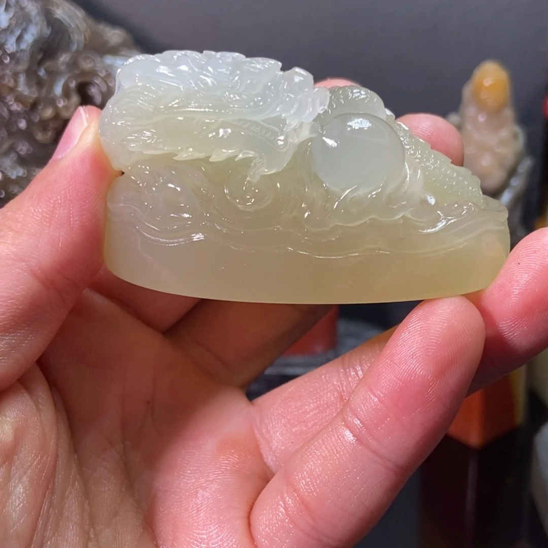 寿山石印石极品丹东晶