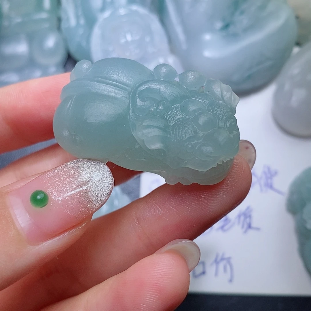 未镶嵌定制翡翠毛货付款后联系客服确认抛光