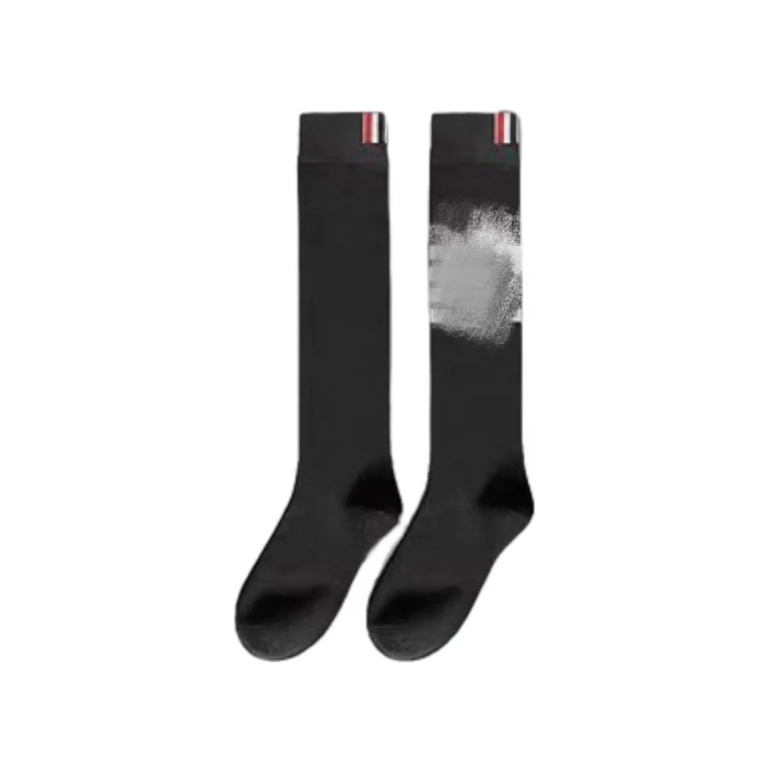 【OUFAN】8812 中筒高筒运动jk袜子百搭时尚潮流黑色秋冬潮袜