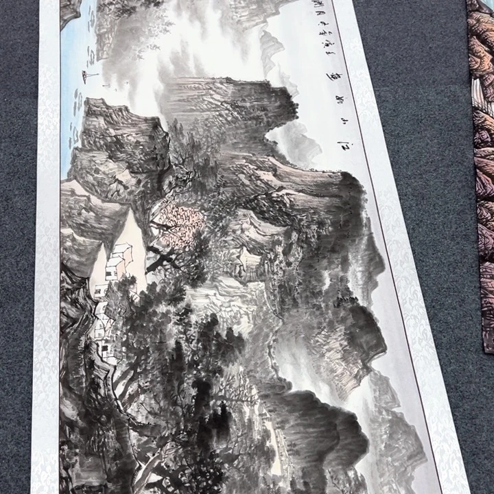 横款潮汇书出艺术作品