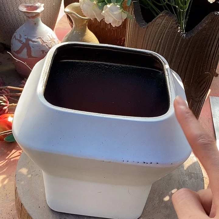 花盆紫砂瑕疵15.17花盆