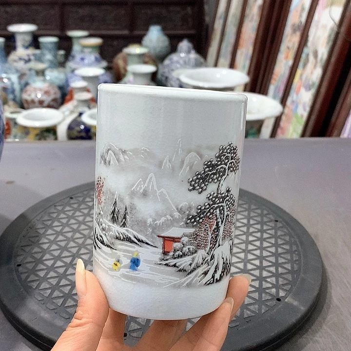 陶摆件博古架陶瓷摆件