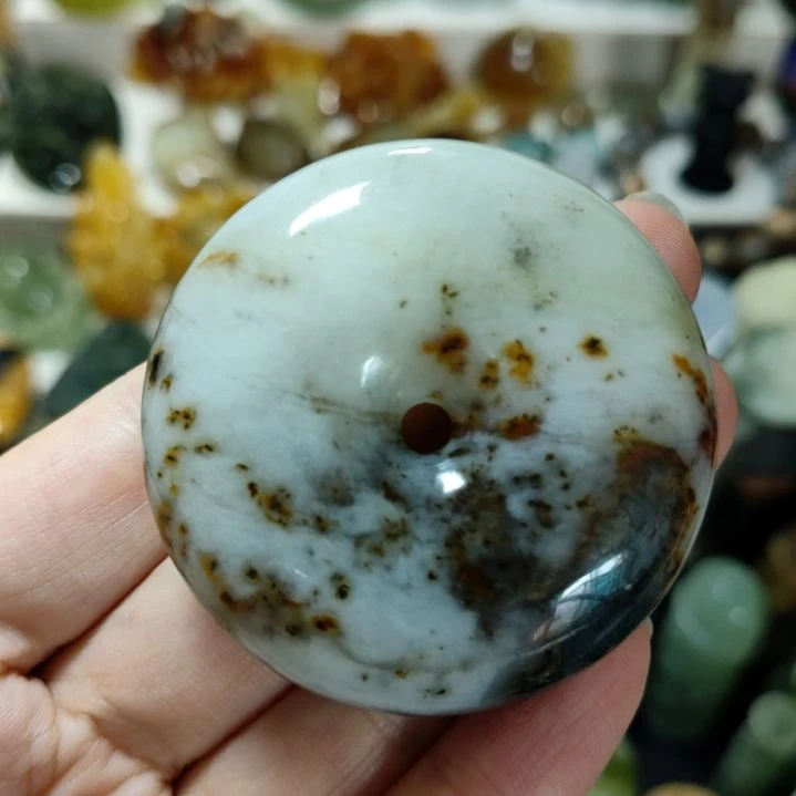 未镶嵌岫玉平安扣