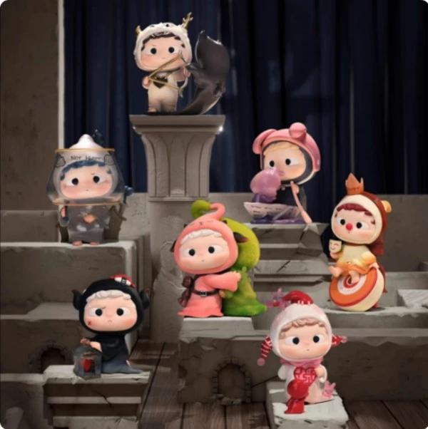 【拆盒】哦崽剧中人系列盲盒潮玩手办可爱摆件挂件