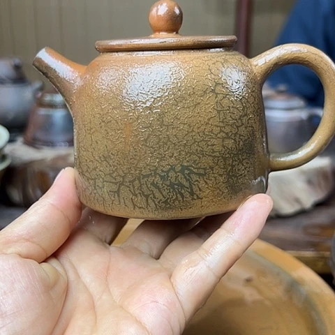 戬谷龙窑柴烧茶壶7