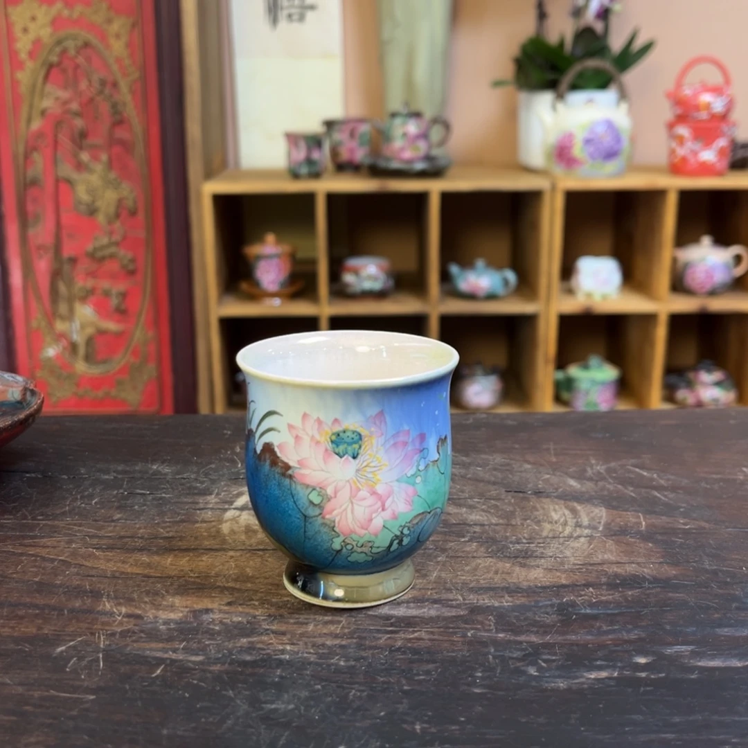 柴烧手工手绘陶瓷