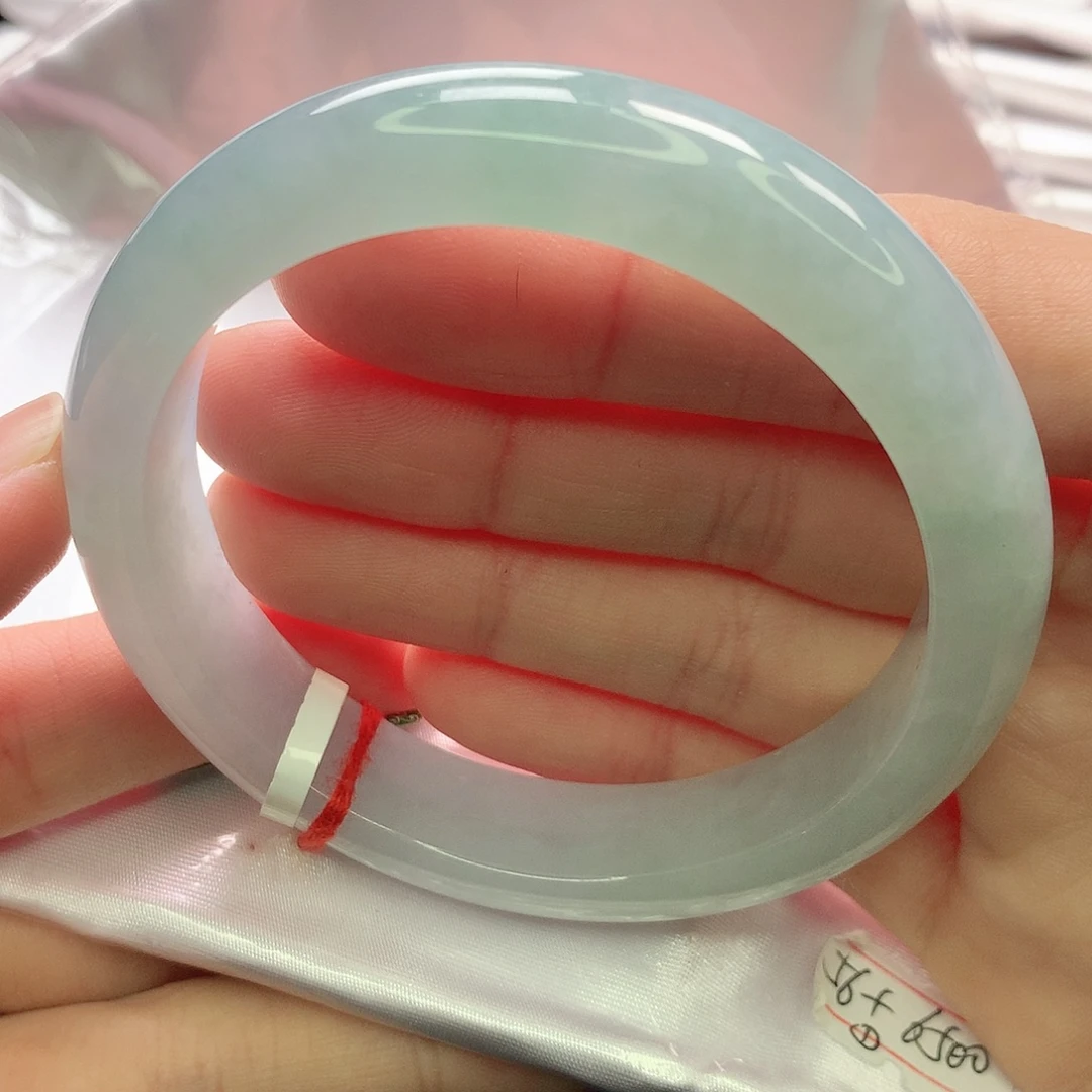 翡翠未镶嵌手镯缅甸56