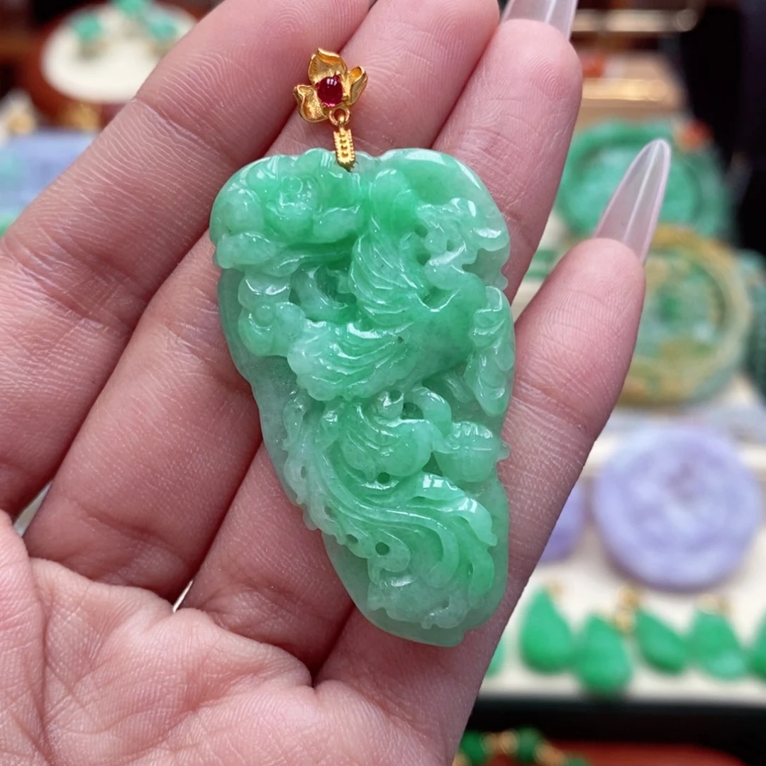 颈饰未镶嵌翡翠翡翠吊坠