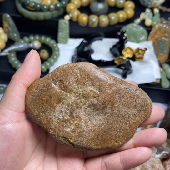 透闪石质玉手把件未镶嵌S****I