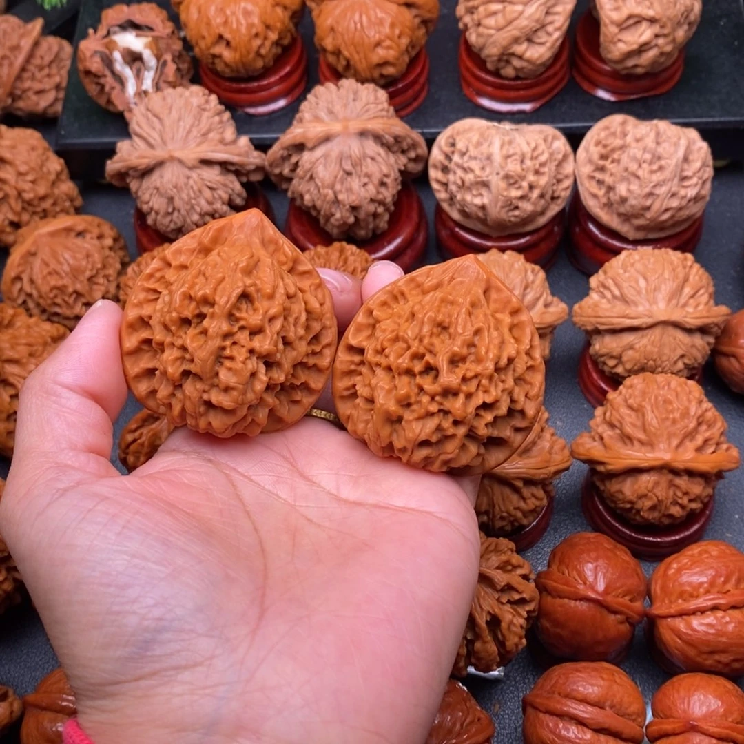 把件文玩核桃46官帽