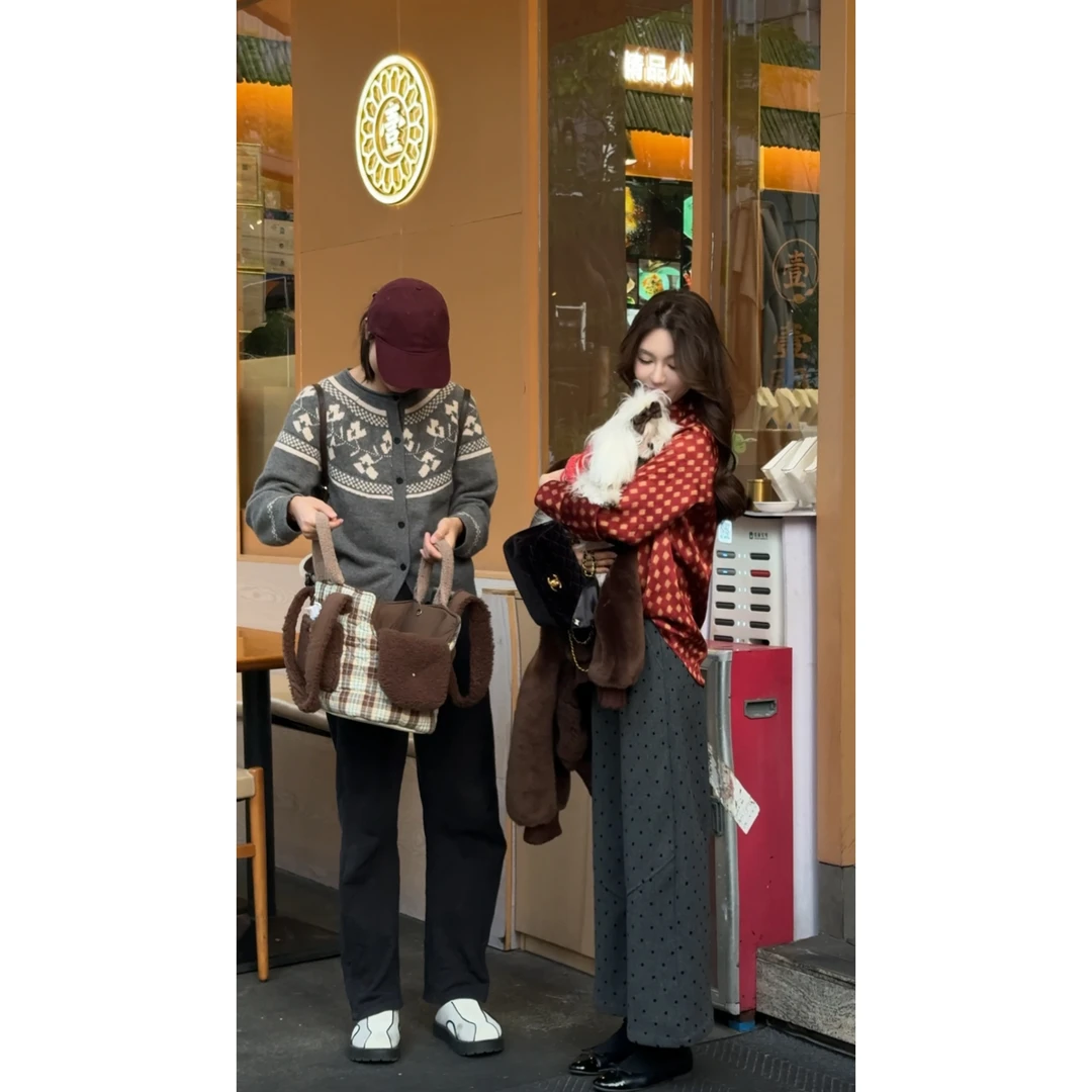 BOXUE“盐晶花”2026春季设计感人丝菱格印花轻奢衬衫#251215CS7726