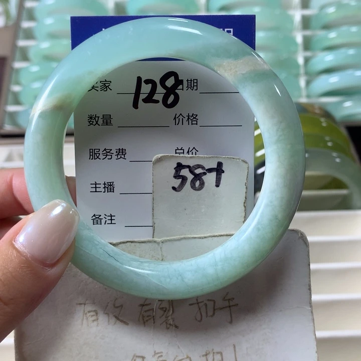 未镶嵌蛇纹石玉手镯128