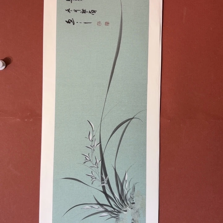 国画听兰老师花鸟