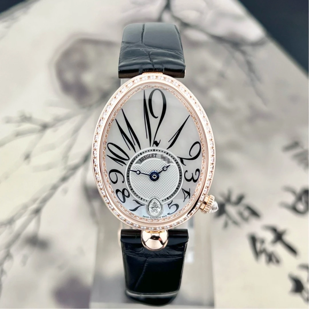 99新 BREGUET/宝玑 20年全套 36×28mm 8918BR 玫瑰金 自动机械