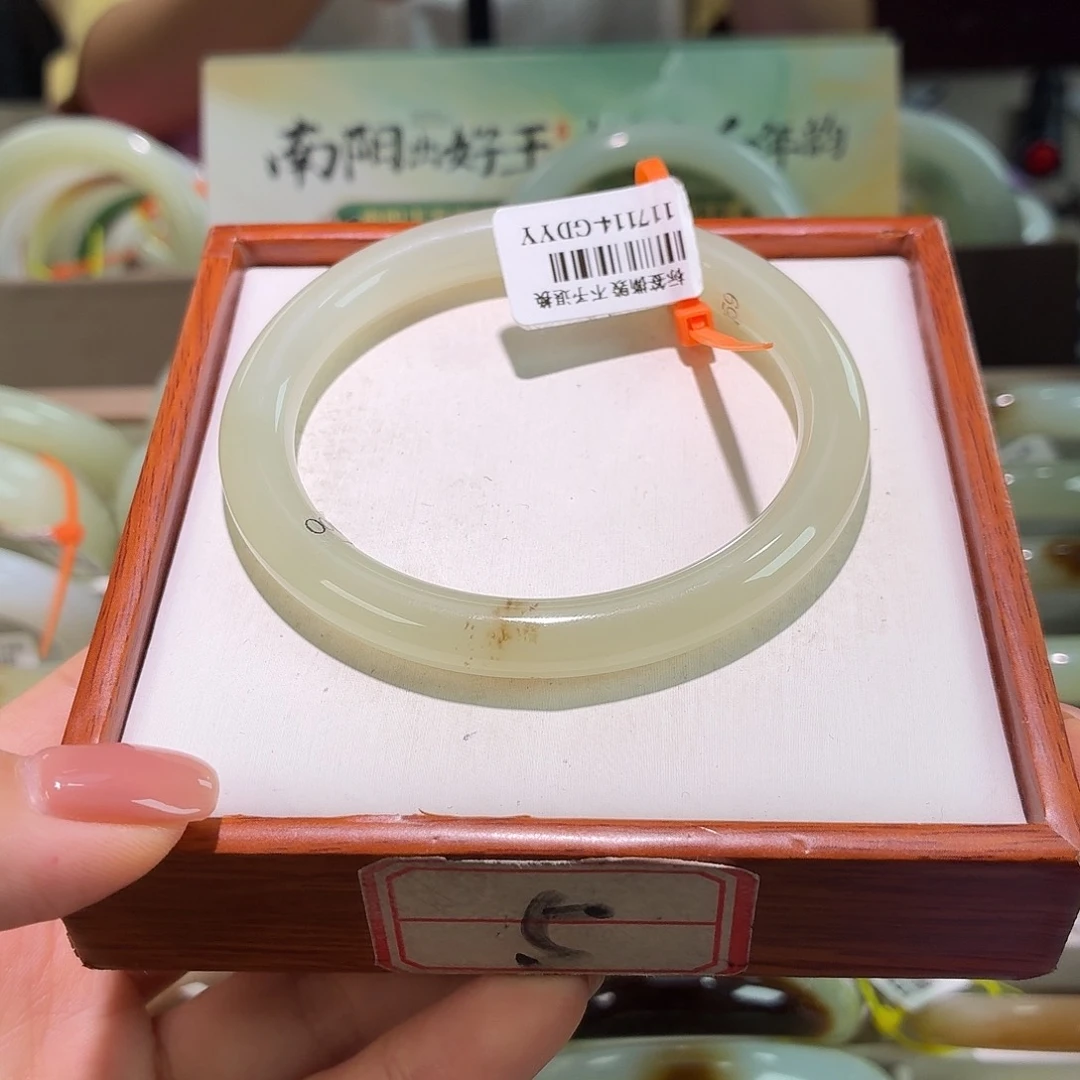 和田玉手镯未镶嵌27 58 59