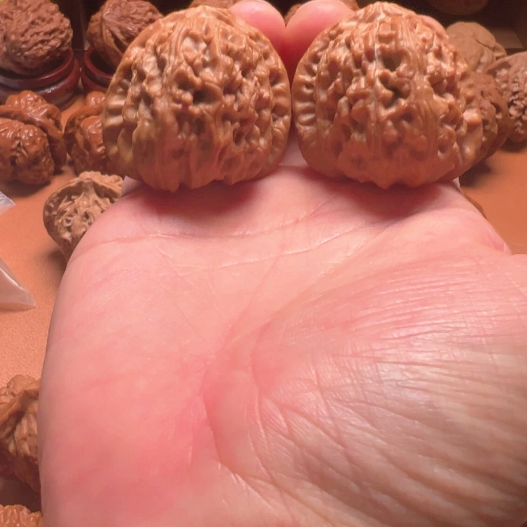 吊坠文玩核桃全品无药对歪三角白