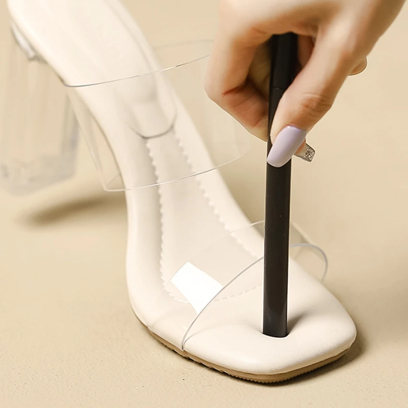 踩屎感高跟鞋拖鞋女外穿不累脚2025新款爆款夏季高级感洋气凉鞋