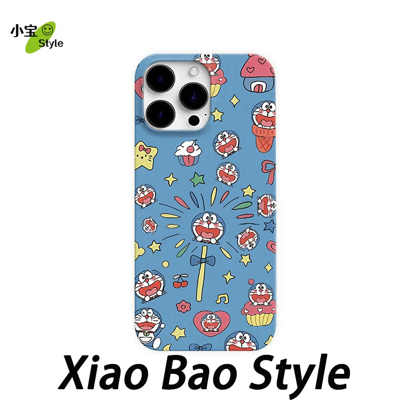 烟花哆啦适用苹果16pro手机壳iphone15小众14卡通13pro/12/11个性