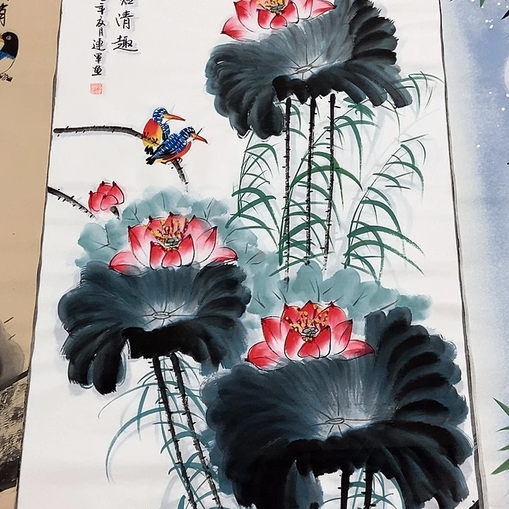 小周画廊的直播间