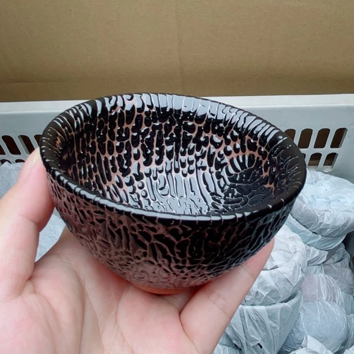茶盏建窑建盏主人杯微瑕