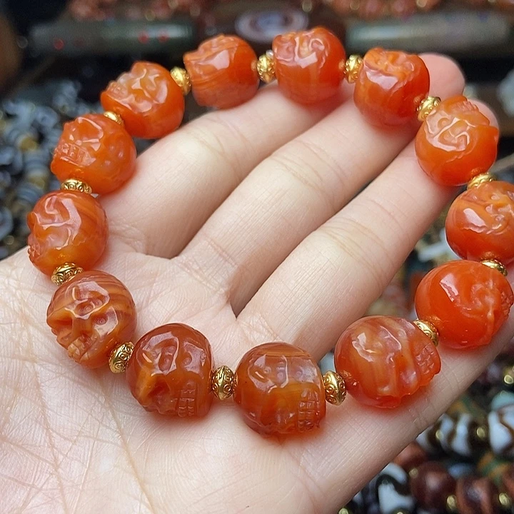 玛瑙/玉髓未镶嵌手链