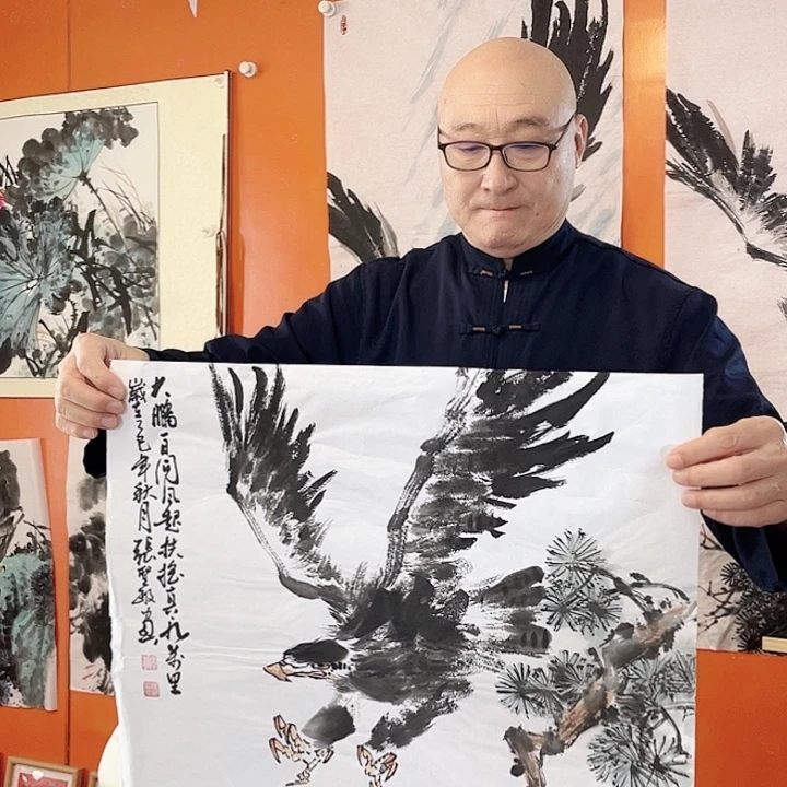 国画张圣敏先生纯手绘作品