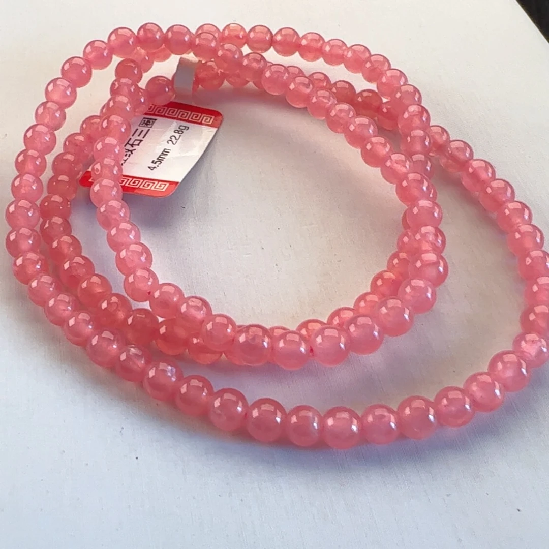 未镶嵌菱锰矿（红纹石）多圈