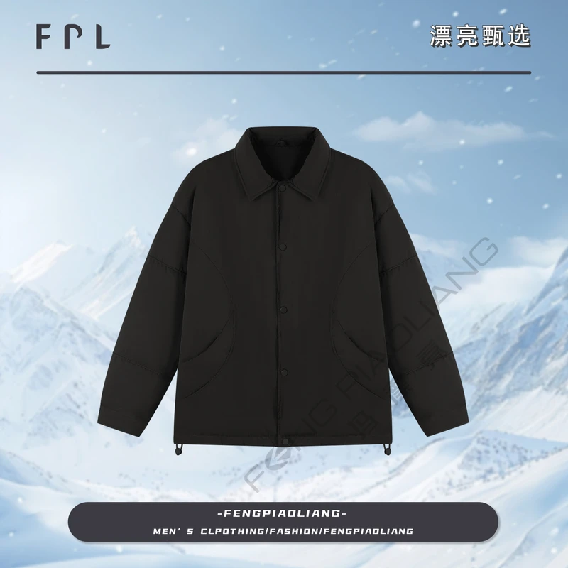 【90白鸭绒羽绒服】弟弟私服嘎嘎帅！时尚宽松高街轻奢穿搭28809