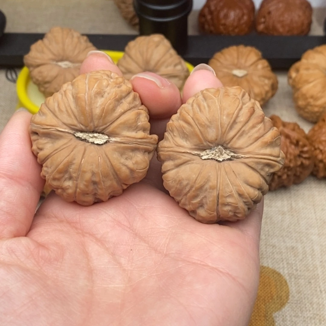 叁***米文玩核桃把件南瓜
