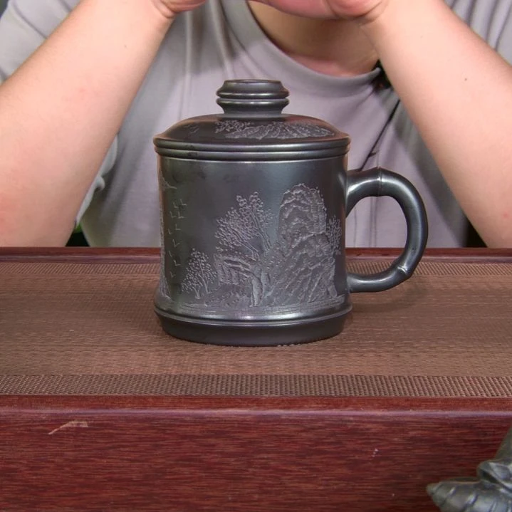 茶杯紫砂高货放漏