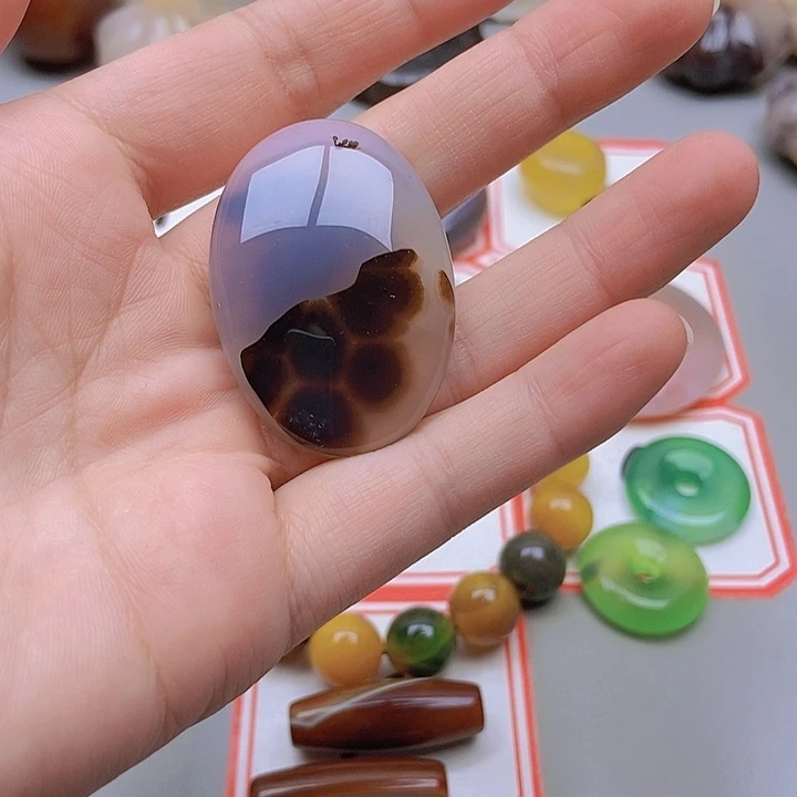 【闪购商品】未镶嵌玛瑙/玉髓珠宝半成品青*鸟