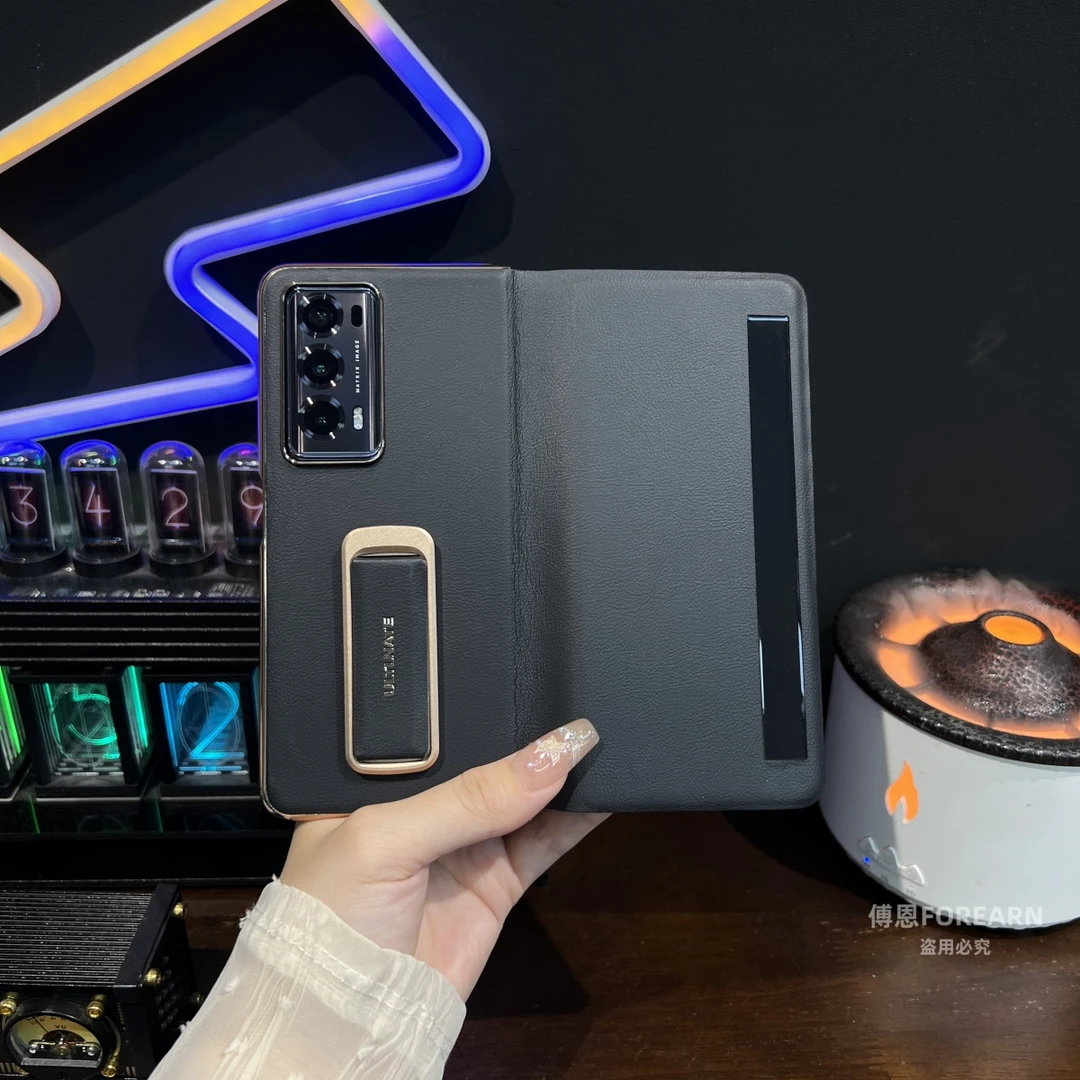 适用于荣耀magicv2手机壳magicvs2真皮折叠屏magicvs3保护套v2腕