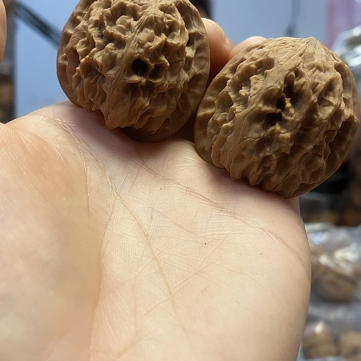 文玩核桃把件38野牛小众