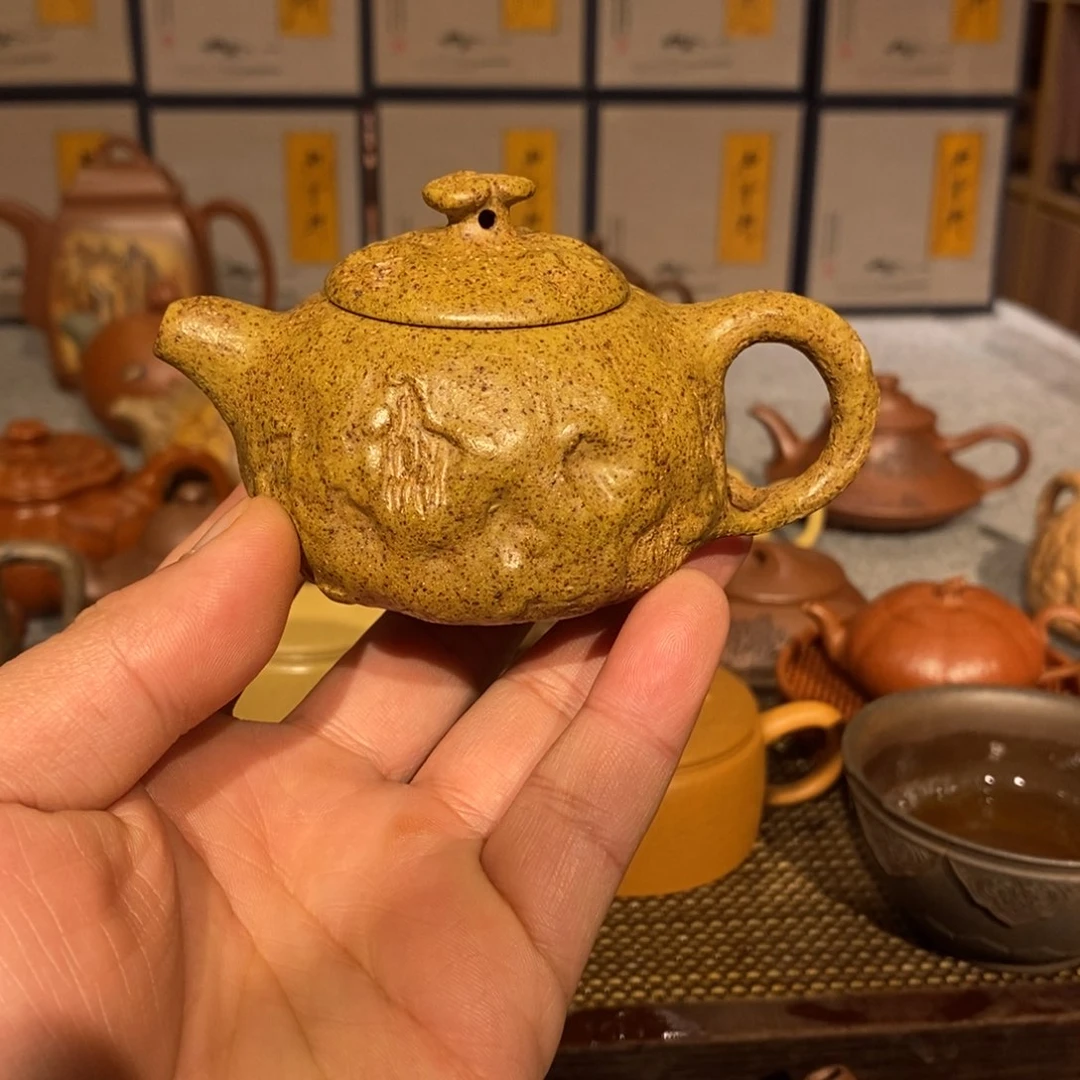 紫砂茶壶柴烧段泥小供春110cc