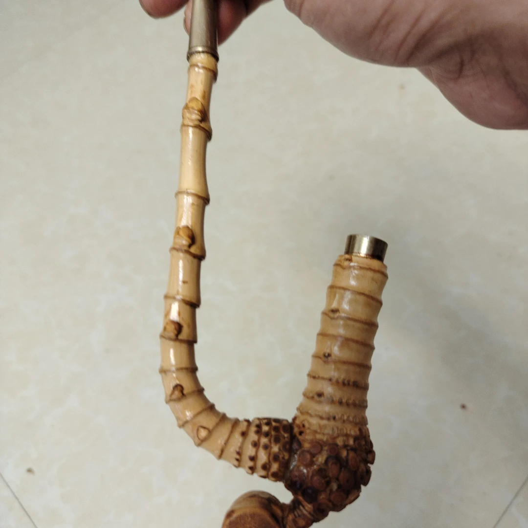 贵州金竹小一弯老巴斗蚂蚁上树排节正长20公分高密节小斗实物如图