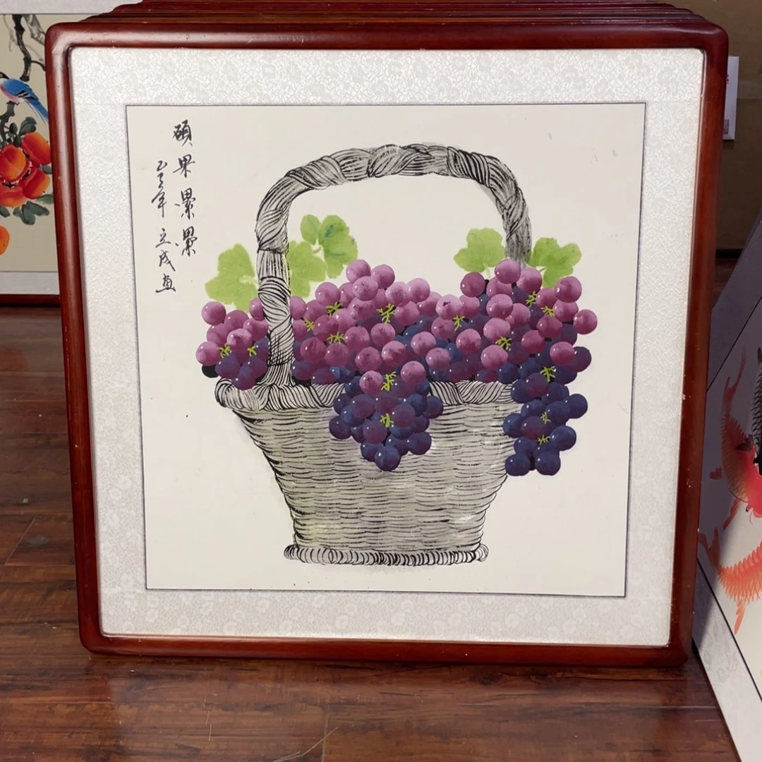 国画带框尺寸63*63厘米