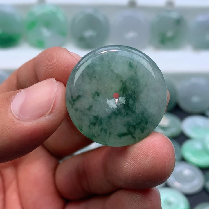 颈饰未镶嵌翡翠缅甸天然A货翡翠29.8-6.1