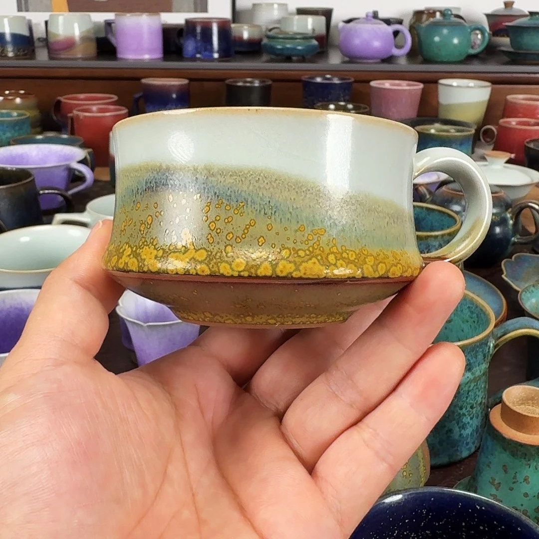 油菜花任晓飞老师马克杯咖啡杯