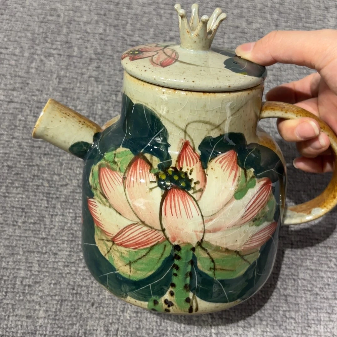 瓷片景德镇手绘高温釉下彩陶瓷茶具